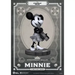 Steamboat Willie Master Craft Minnie Figurine, Beast Kingdom -Magical Ears Collectibles Shop 711203440369 3
