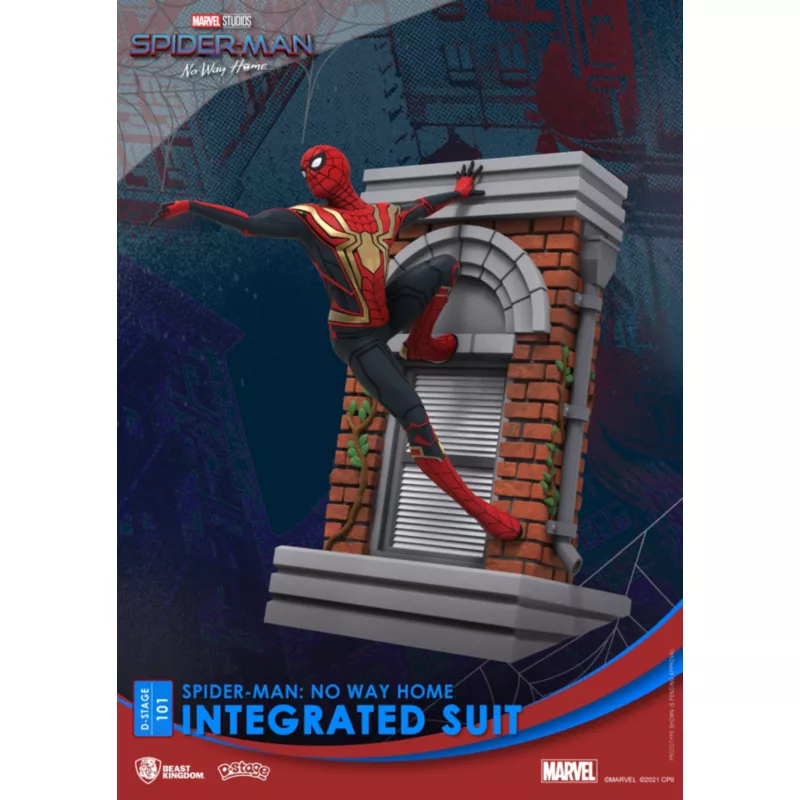 Spider-Man: No Way Home-Integrated Suit Figurine, Beast Kingdom 5 Spider-Man: No Way Home-Integrated Suit Figurine, Beast Kingdom - Image 3