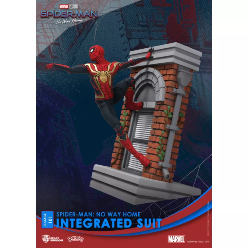 Spider-Man: No Way Home-Integrated Suit Figurine, Beast Kingdom 6 Spider-Man: No Way Home-Integrated Suit Figurine, Beast Kingdom - Image 4
